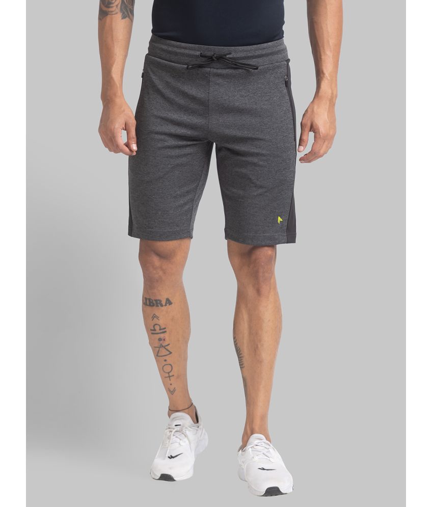     			Parx Grey Polyester Men's Shorts ( Pack of 1 )