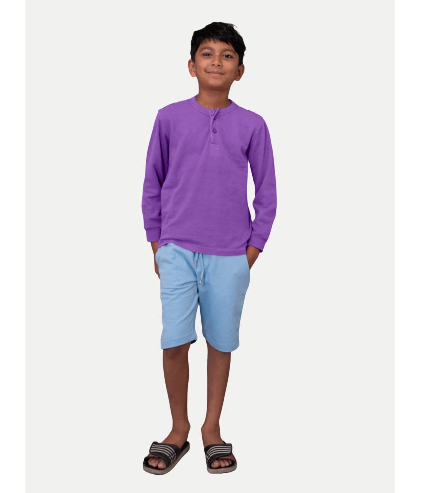    			Radprix Purple Cotton Boy's T-Shirt ( Pack of 1 )