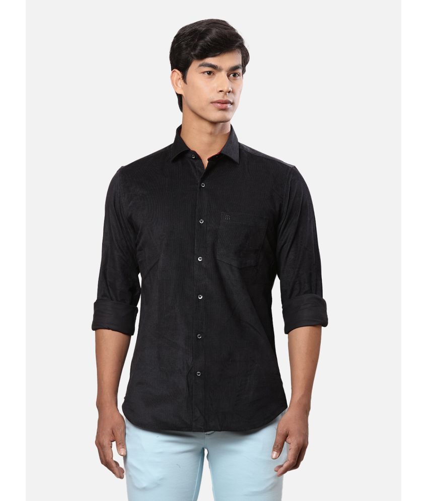     			Raymond Cotton Blend Regular Fit Solids Full Sleeves Men's Casual Shirt - Black ( Pack of 1 )