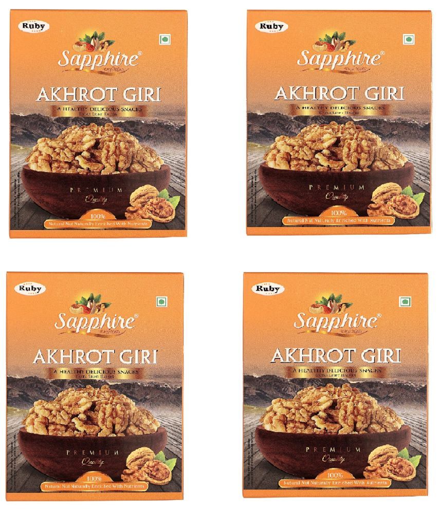     			Sapphire Walnuts (Akhrot) 1 kg Pack of 4