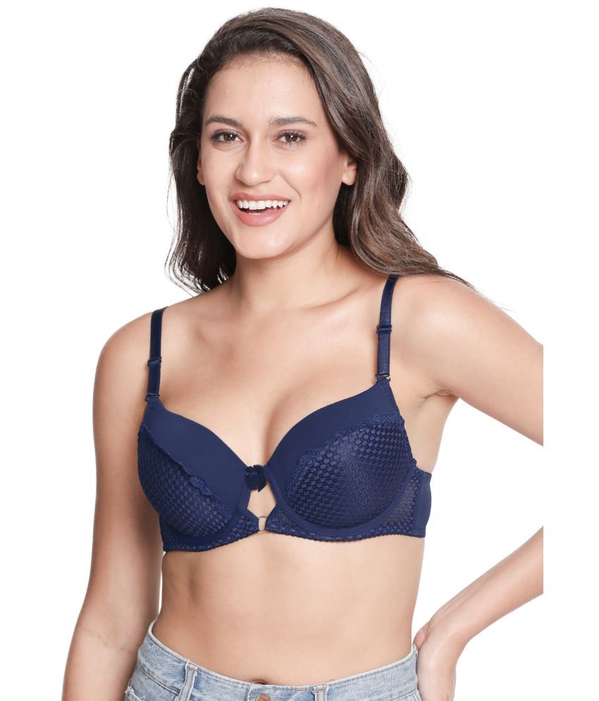     			Susie Light Blue Nylon Lightly Padded Women's Everyday Bra ( Pack of 1 )