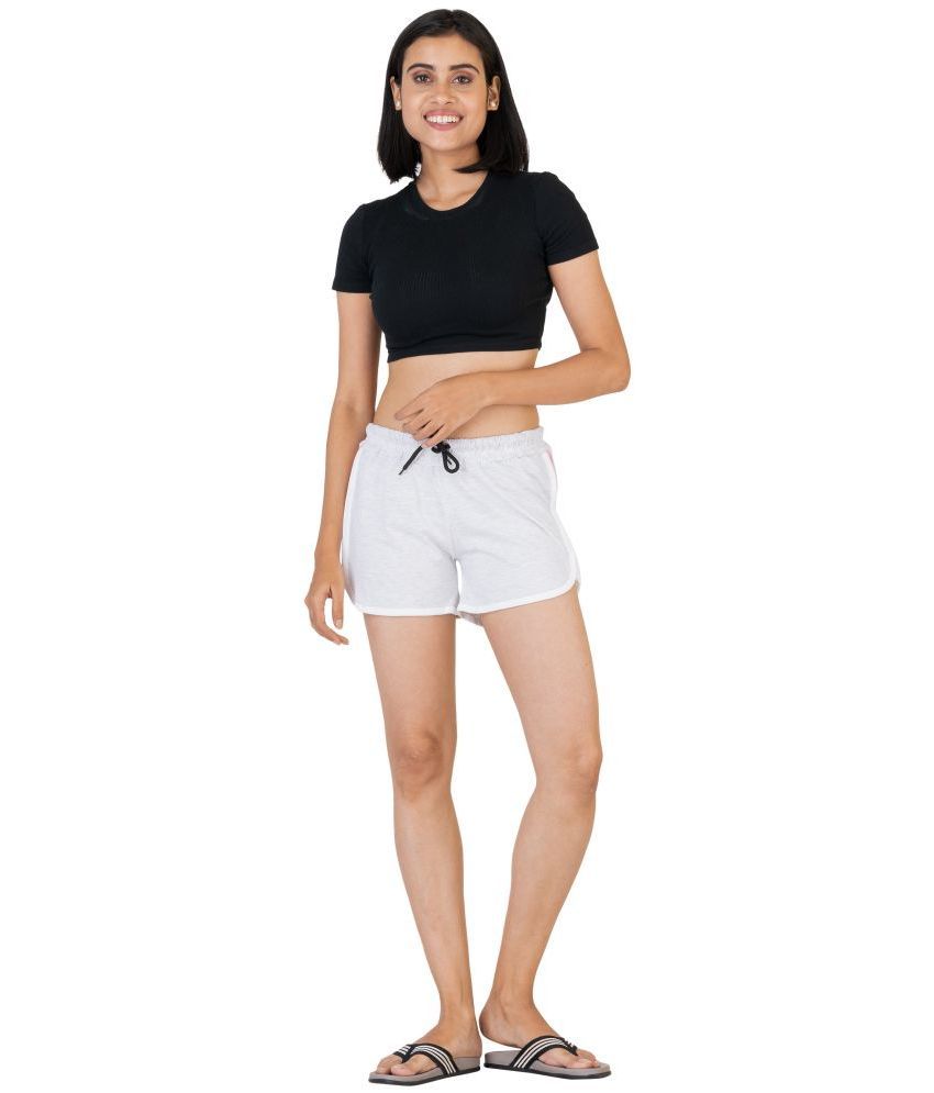     			powermerc Cotton Hot Pants - Grey Single