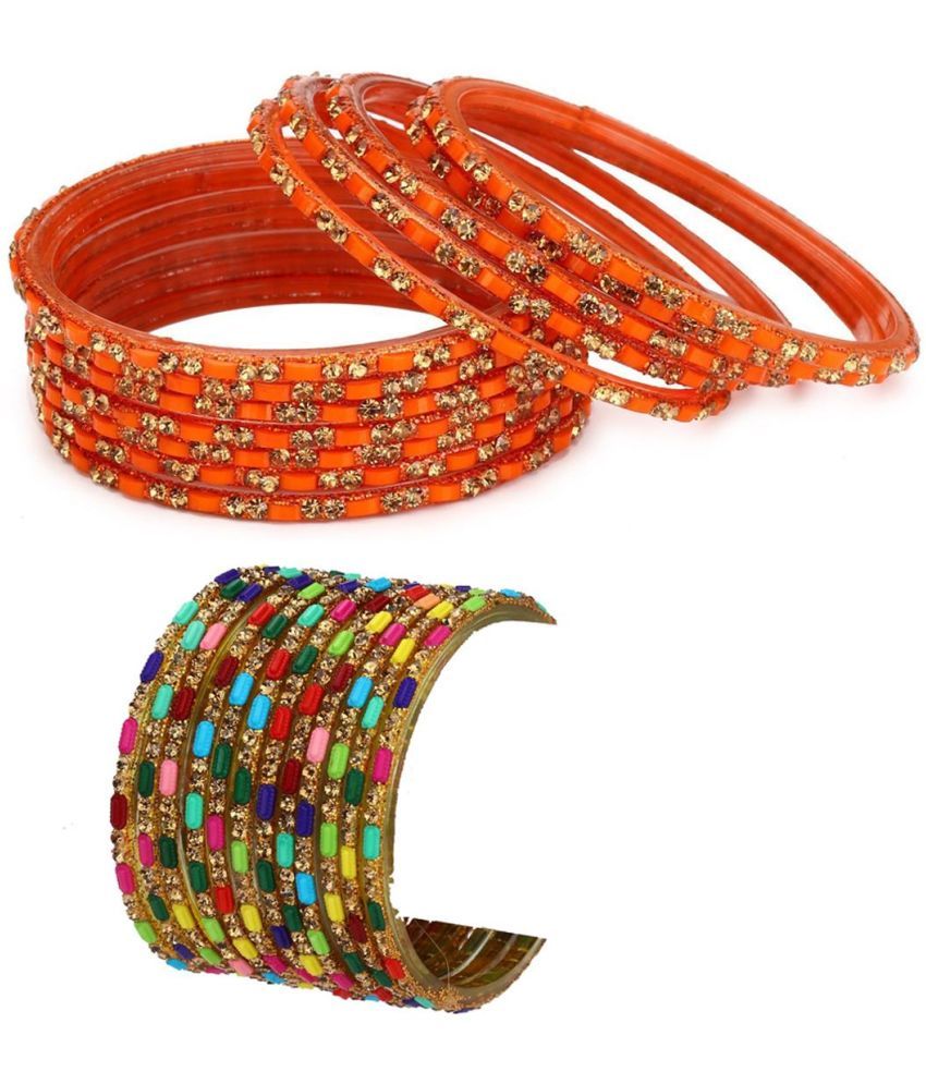     			Somil Multicolor Bangle Set ( Pack of 24 )