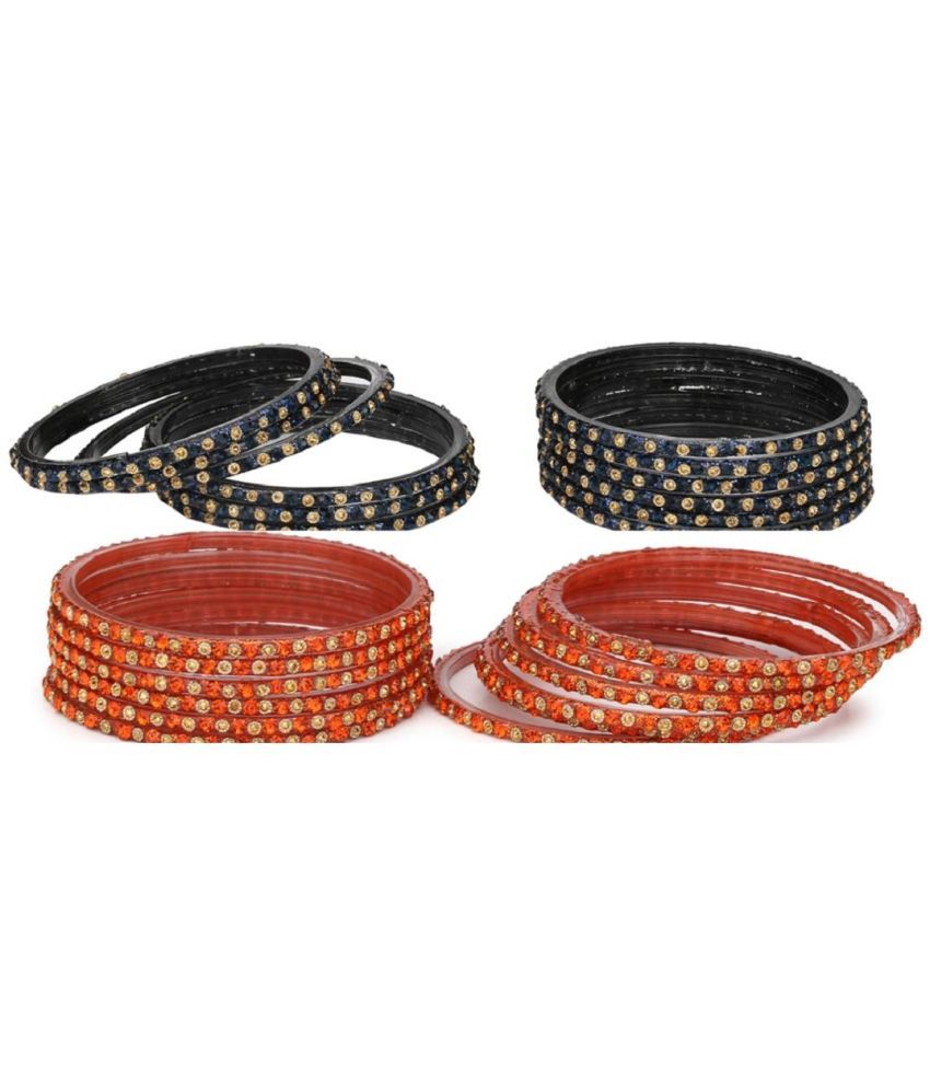     			Somil Multicolor Bangle Set ( Pack of 24 )