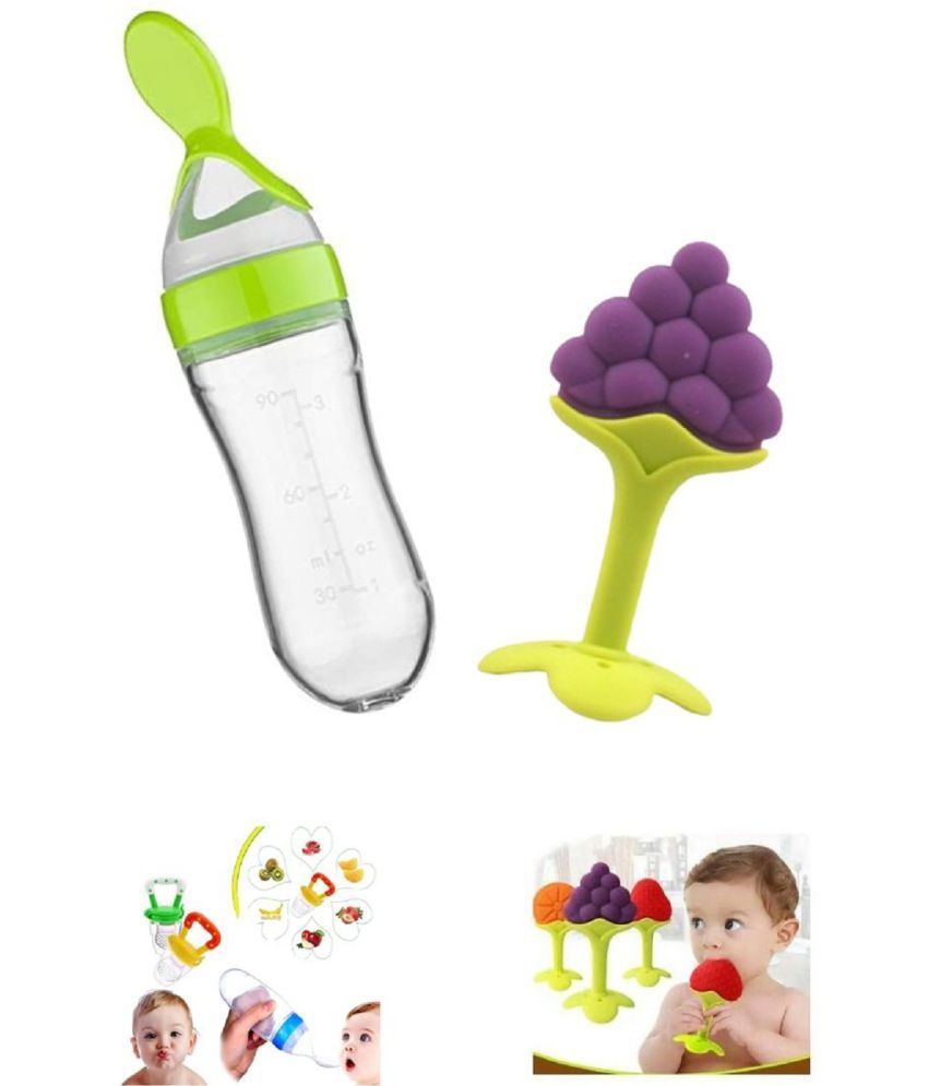     			BBYARAJ 90 Multicolor Feeding Bottle ( Pack of 2 )