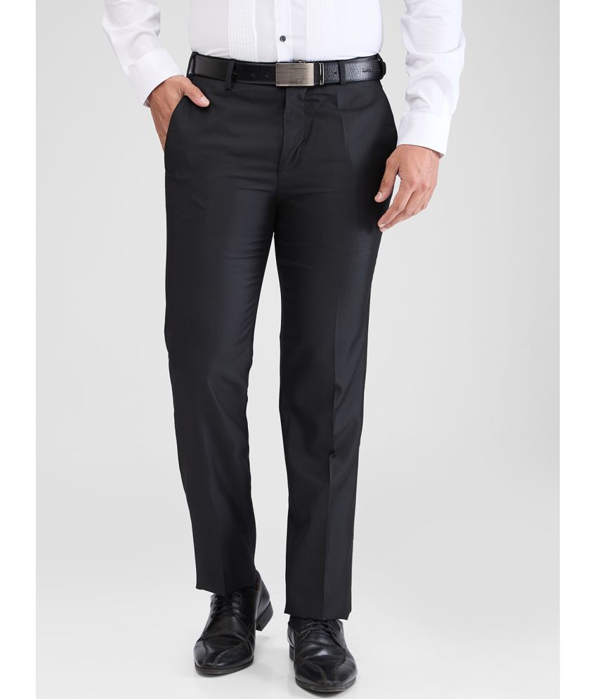     			Raymond Skinny Flat Men's Formal Trouser - Black ( Pack of 1 )