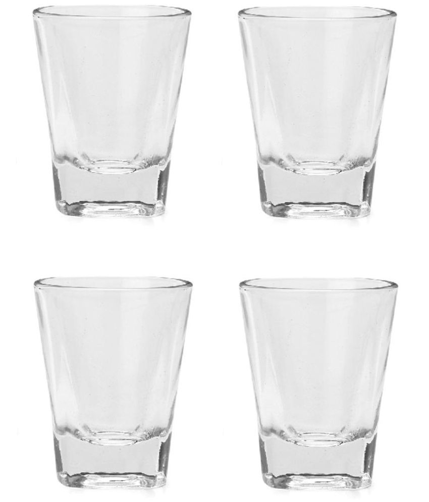    			Somil Drinking Glass Glass Glasses Set 40 ml ( Pack of 4 )