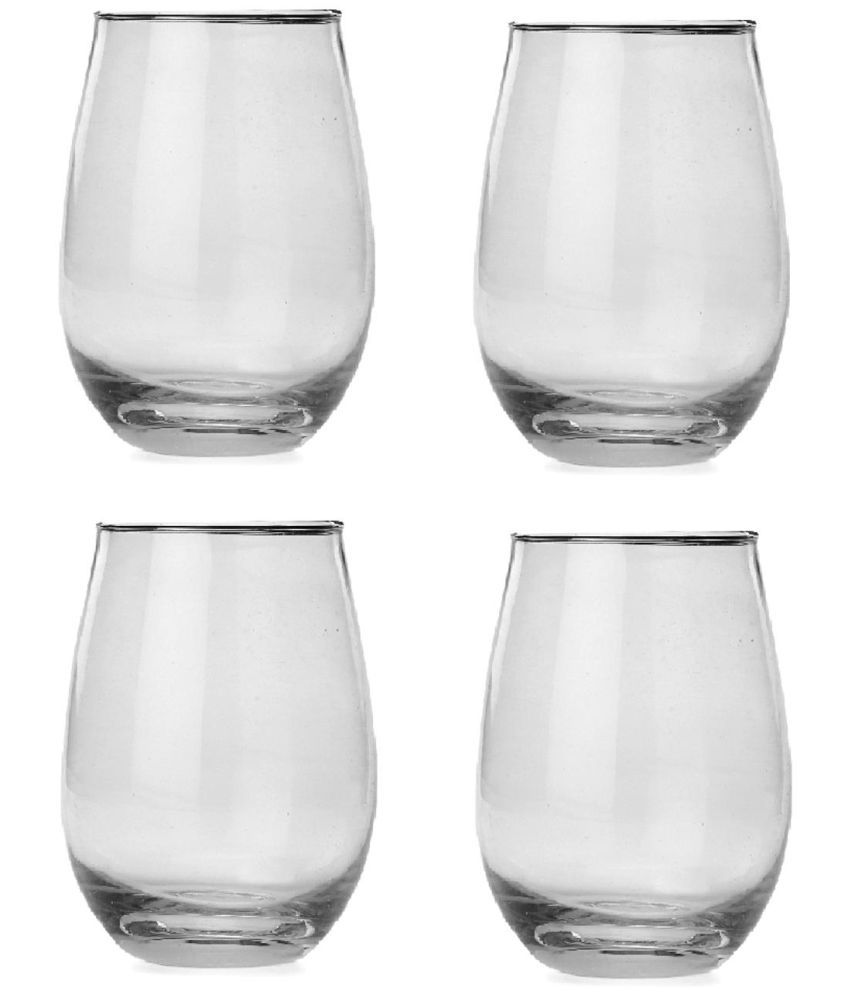     			Somil Drinking Glass Glass Glasses Set 400 ml ( Pack of 4 )