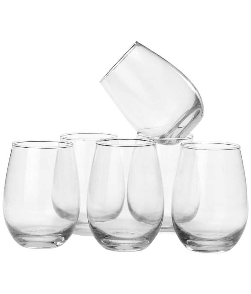     			Somil Drinking Glass Glass Glasses Set 400 ml ( Pack of 6 )