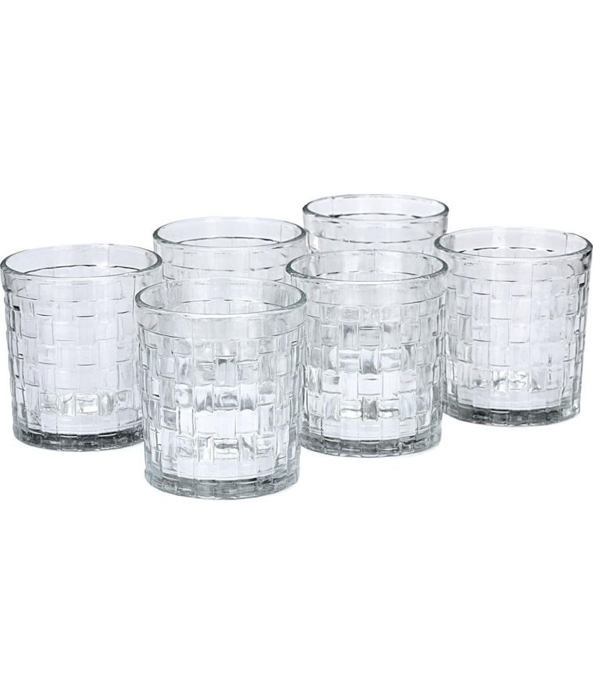     			Somil Drinking Glass Glass Glasses Set 200 ml ( Pack of 6 )