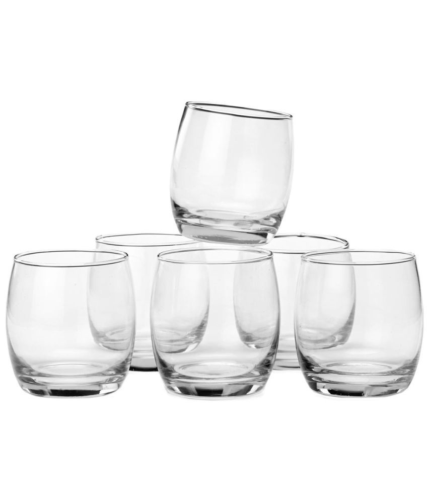     			Somil Drinking Glass Glass Glasses Set 350 ml ( Pack of 6 )