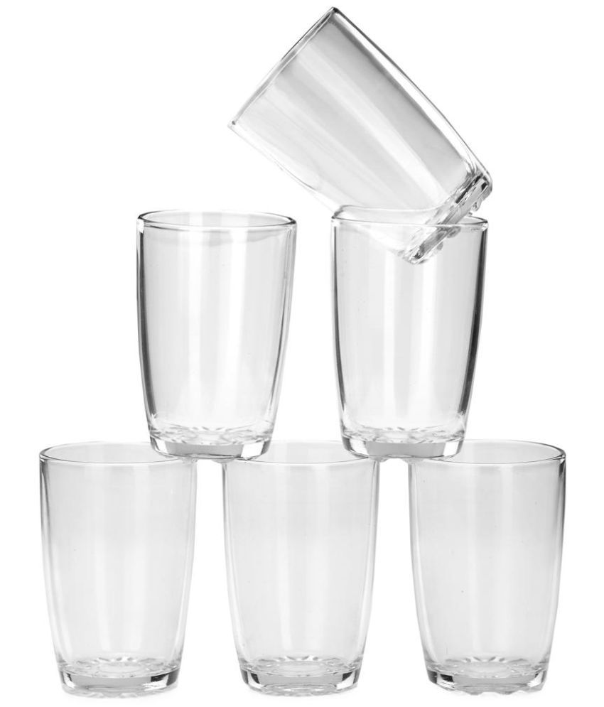     			Somil Drinking Glass Glass Glasses Set 200 ml ( Pack of 6 )