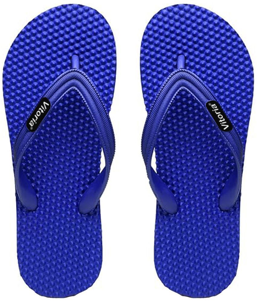     			vitoria Blue Men's Massage Flip Flop