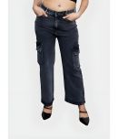 MODERN HUTT Black Denim Regular Women's Cargo Pants ( Pack of 1 )