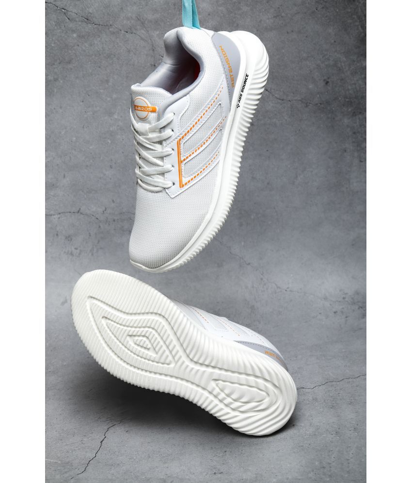     			Abros PALMER-M White Men's Sports Running Shoes