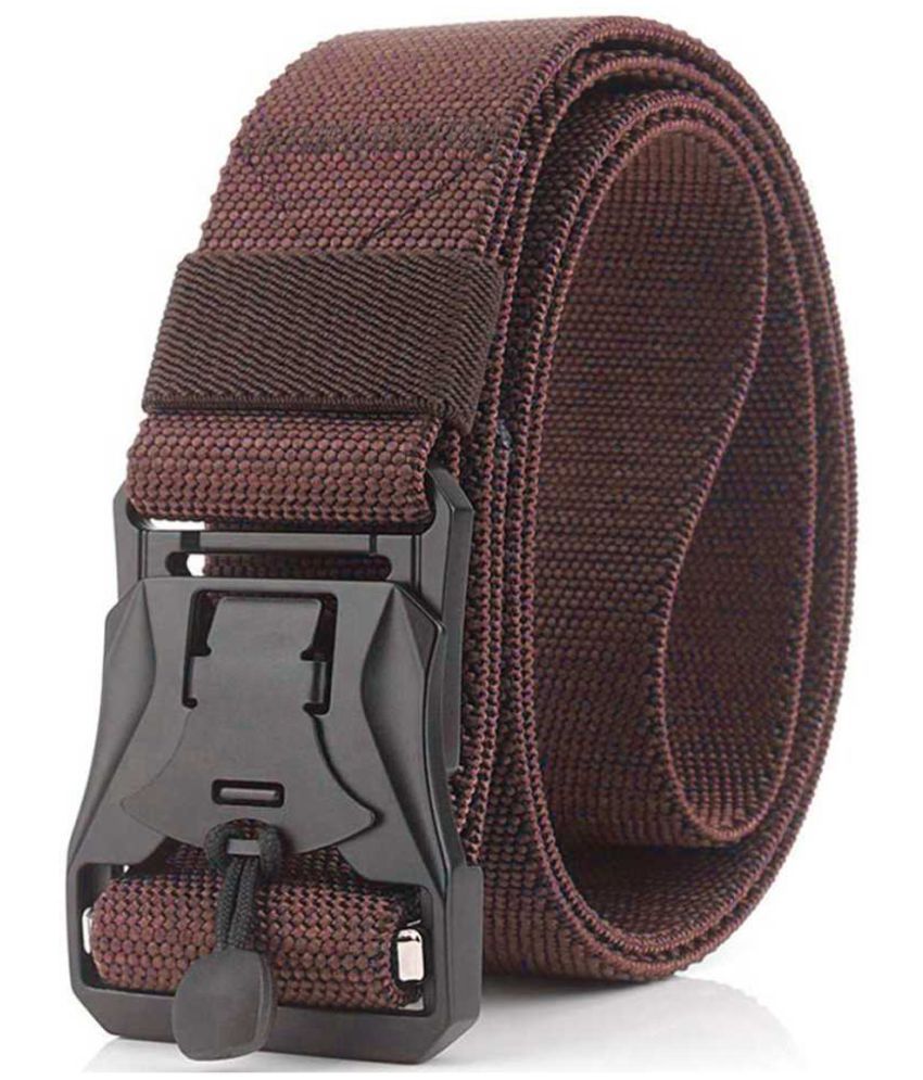     			Edifier - Brown Canvas Men's Casual Belt ( Pack of 1 )