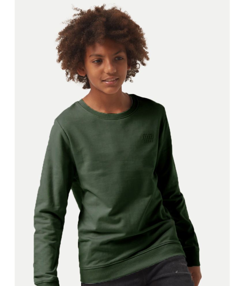     			Radprix Dark Green Cotton Blend Boys Sweatshirt ( Pack of 1 )