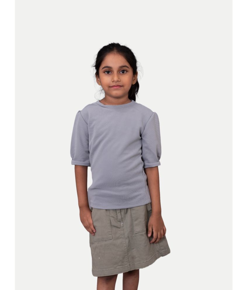     			Radprix Gray Polyester Girls Top ( Pack of 1 )