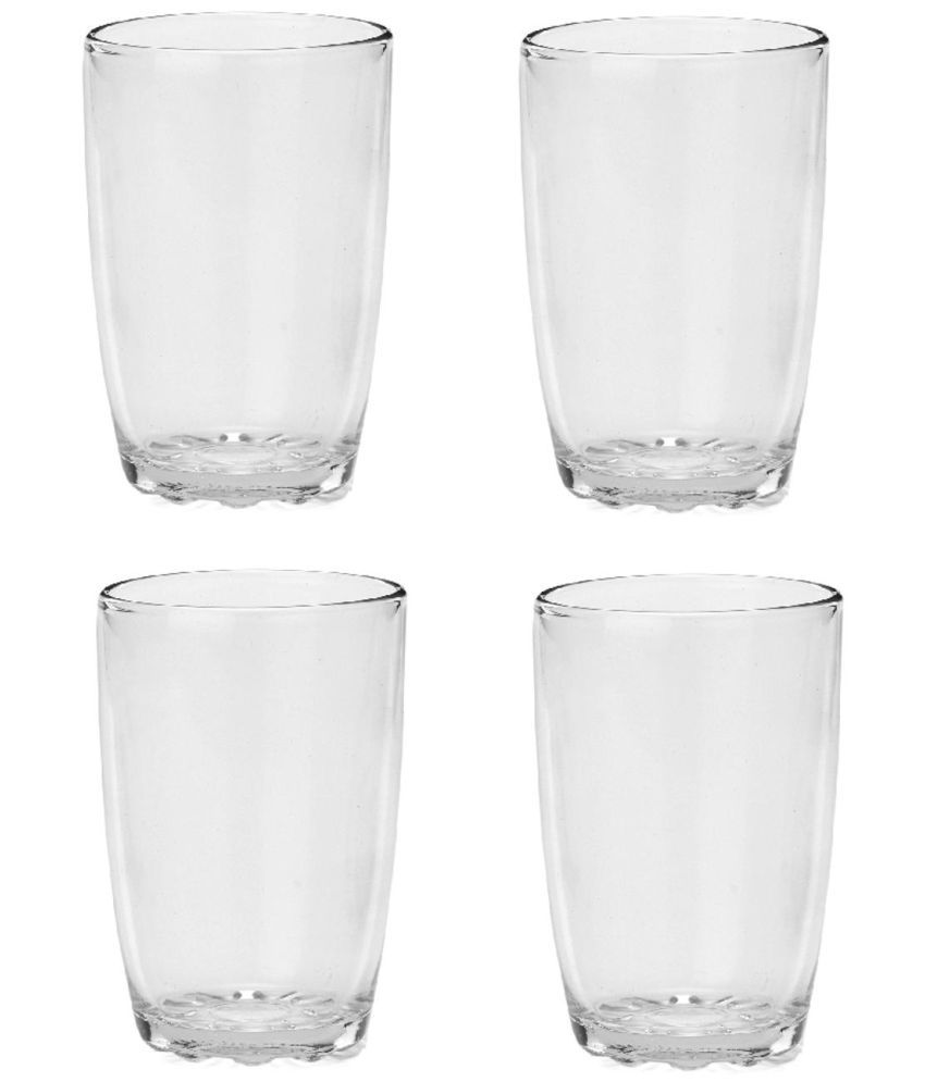     			Somil Drinking Glass Glass Glasses Set 200 ml ( Pack of 4 )