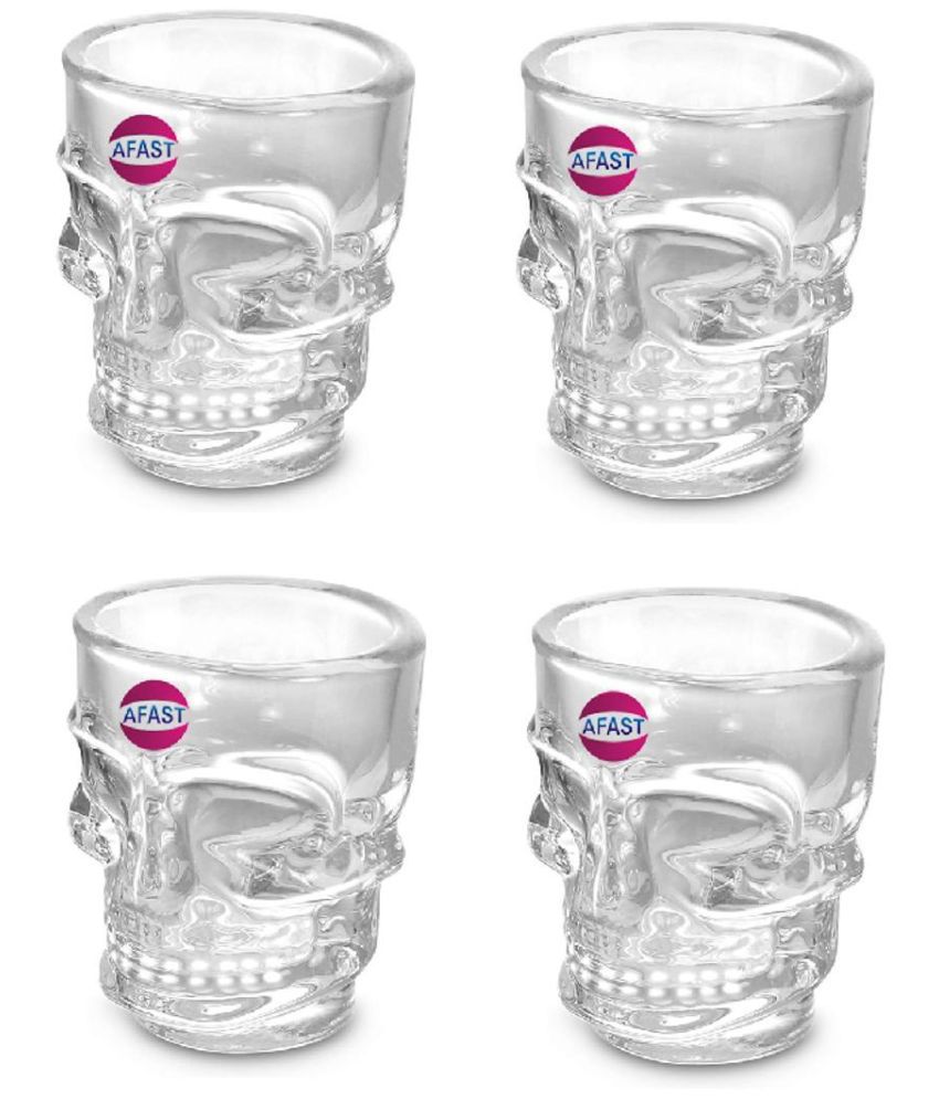     			Somil Drinking Glass Glass Glasses Set 40 ml ( Pack of 4 )