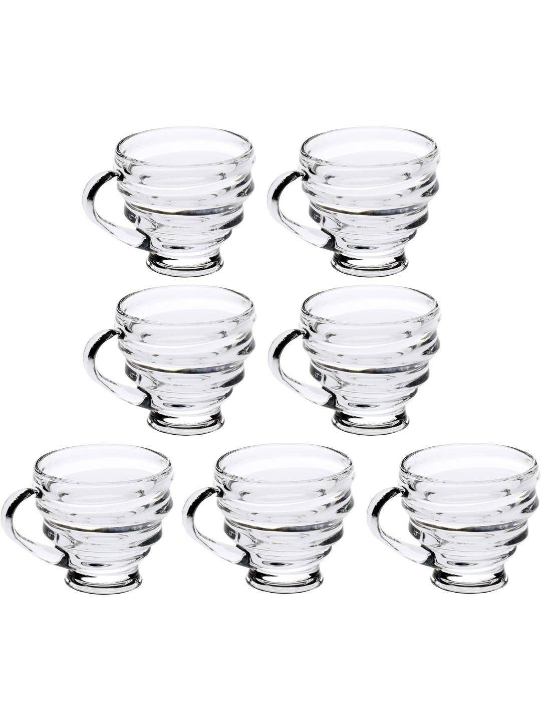     			Somil Glass Coffee & Tea Cup Solid Glass Tea Set 150 ml ( Pack of 7 )