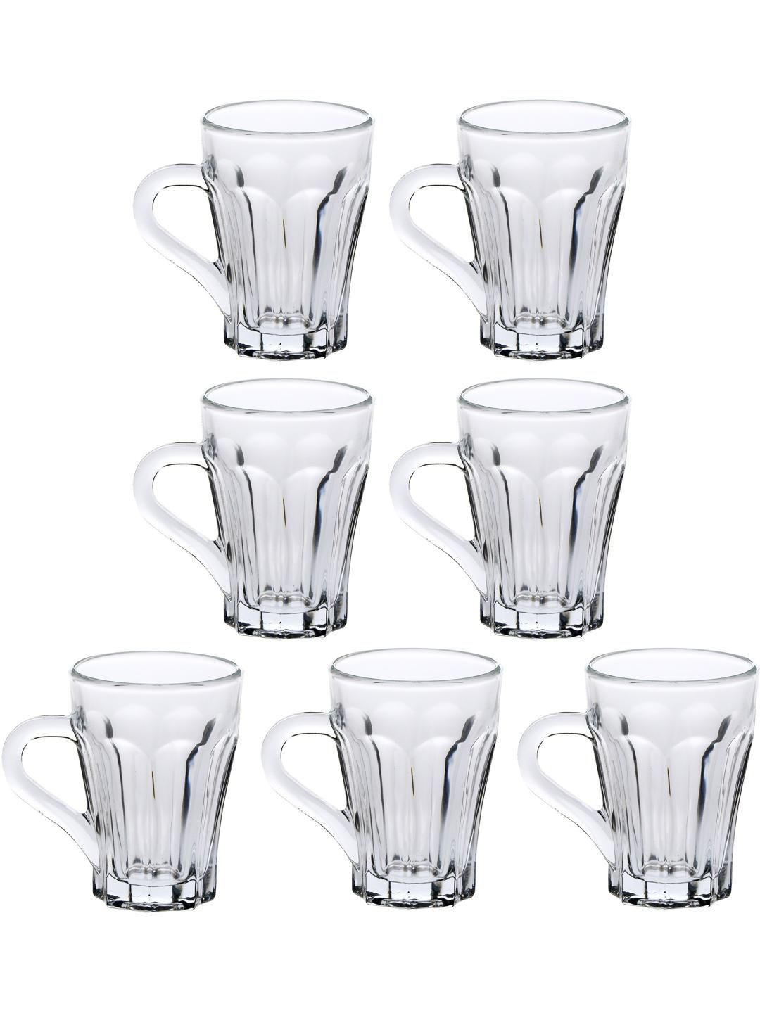     			Somil Glass Coffee & Tea Cup Solid Glass Tea Set 100 ml ( Pack of 7 )