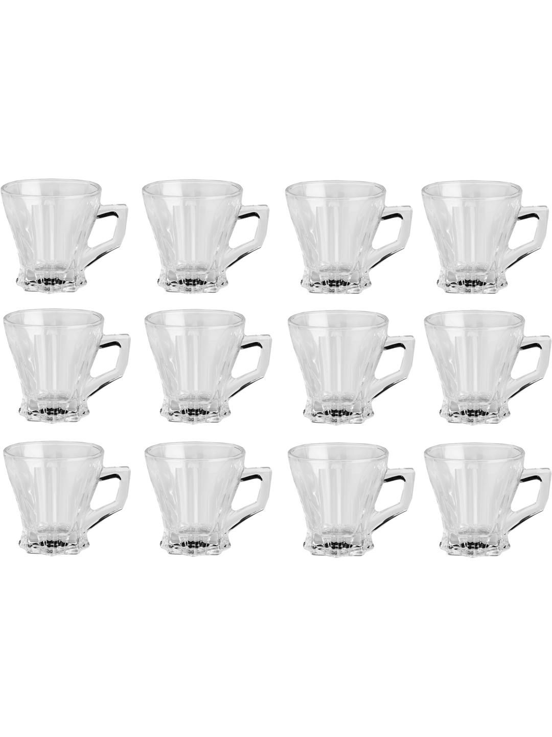     			Somil Glass Coffee & Tea Cup Solid Glass Tea Set 120 ml ( Pack of 10 )