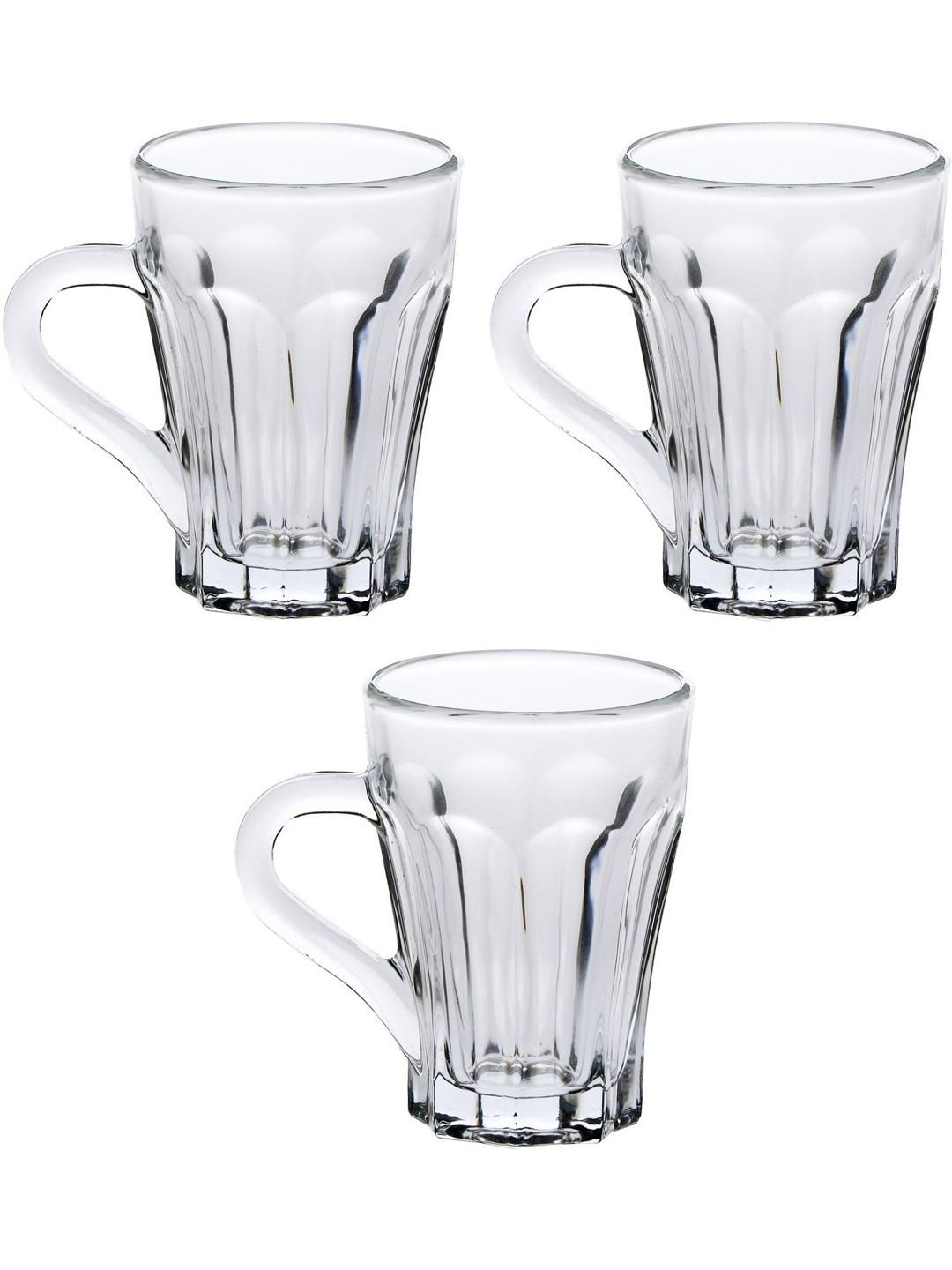     			Somil Glass Coffee & Tea Cup Solid Glass Tea Set 100 ml ( Pack of 3 )