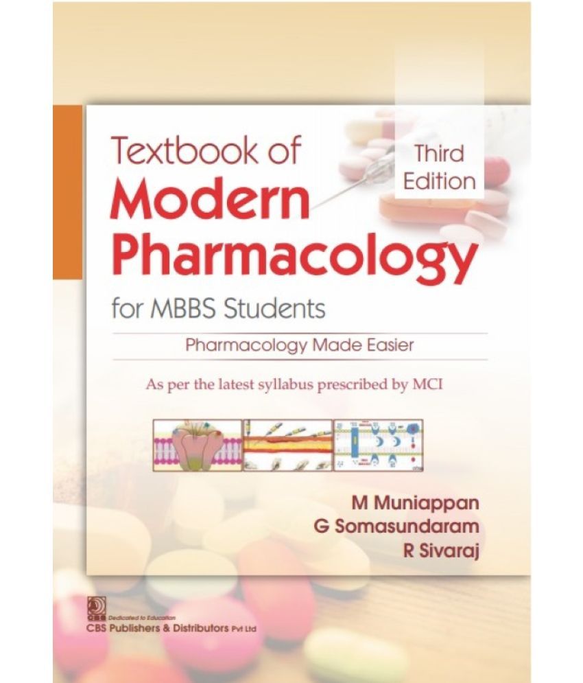     			Textbook of Modern Pharmacology for MBBS Students 3rd Edition