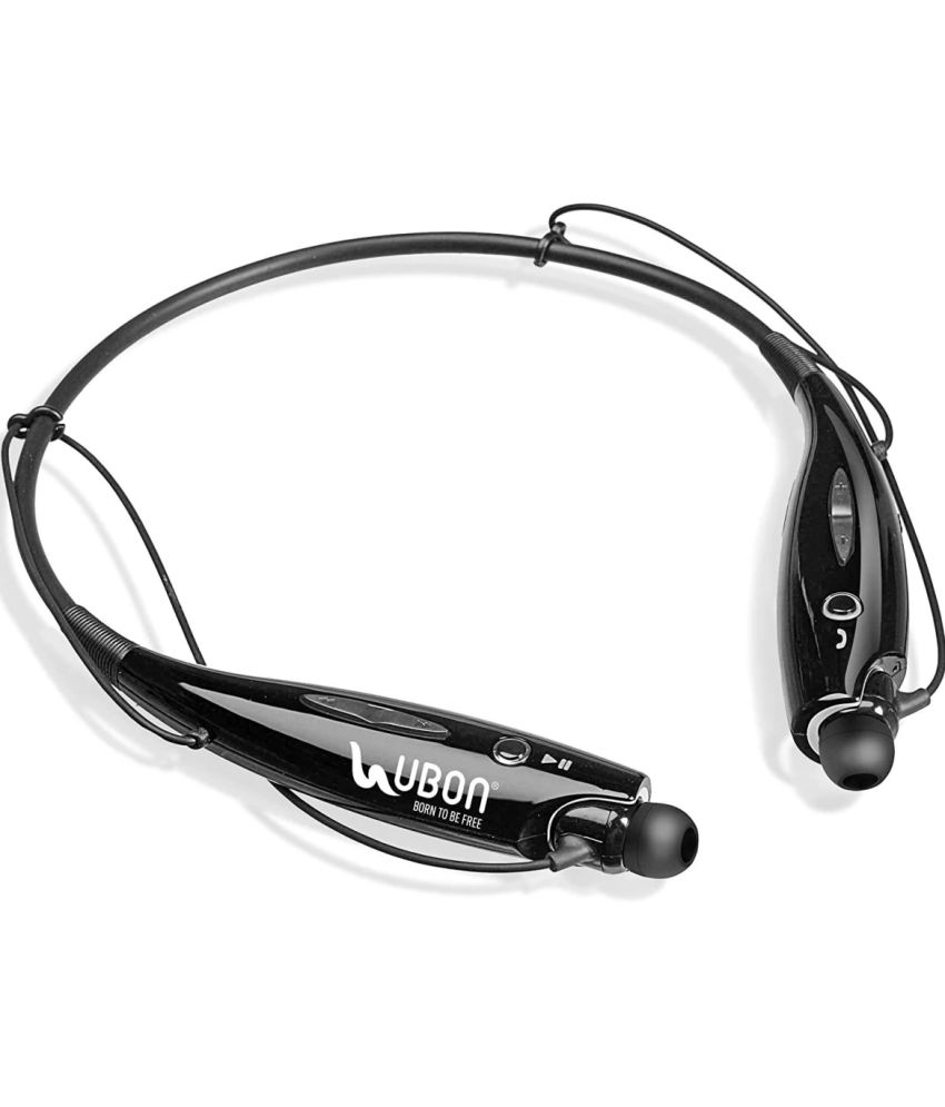     			UBON 5710 Bluetooth Bluetooth Neckband On Ear 10 Hours Playback Active Noise cancellation IPX4(Splash & Sweat Proof) Black