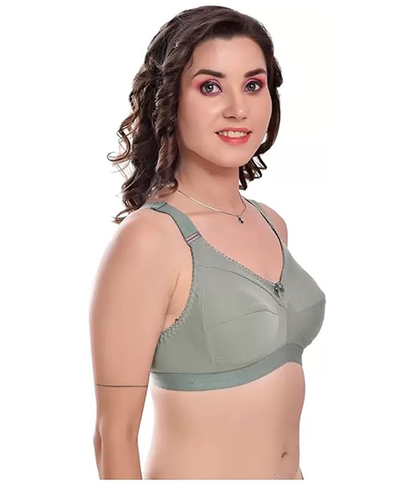     			eorma Mint Green Cotton Non Padded Women's Everyday Bra ( Pack of 1 )