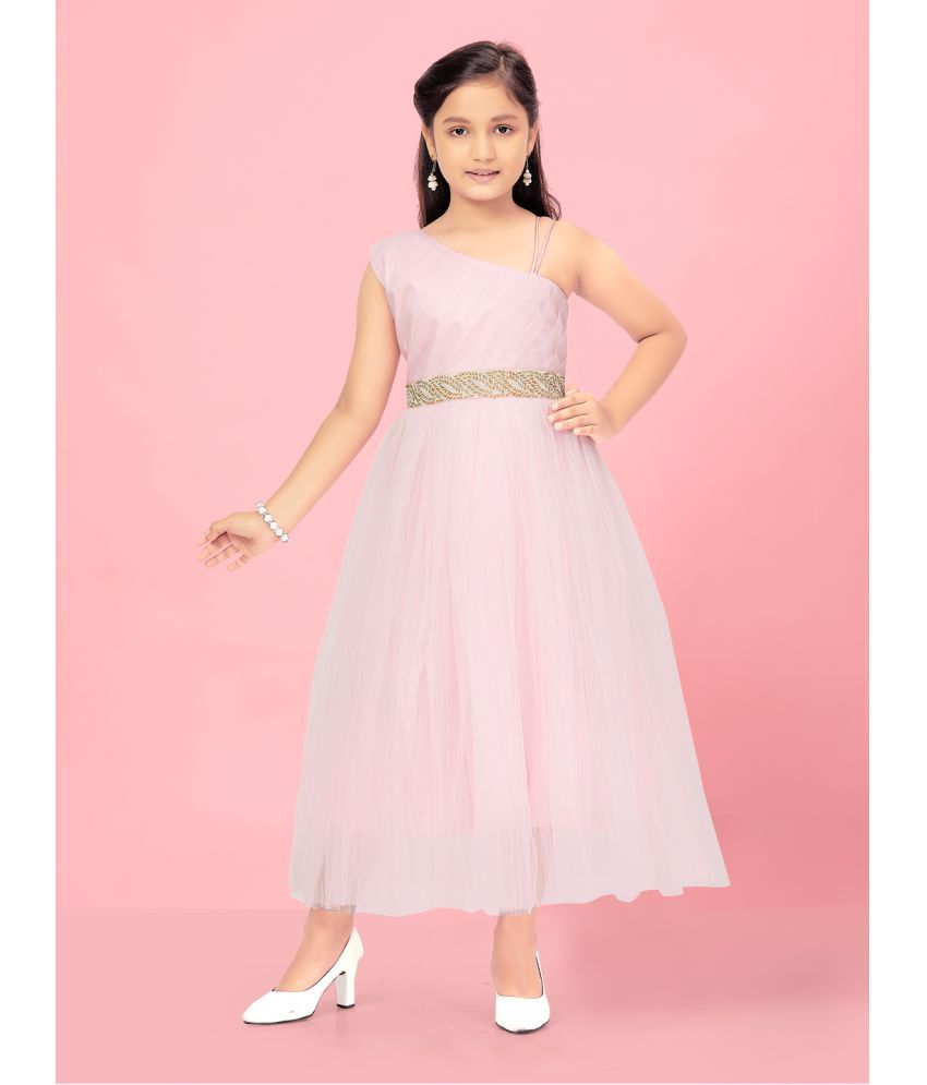     			Aarika Net Gown For Girls ( Pack of 1 , Pink )