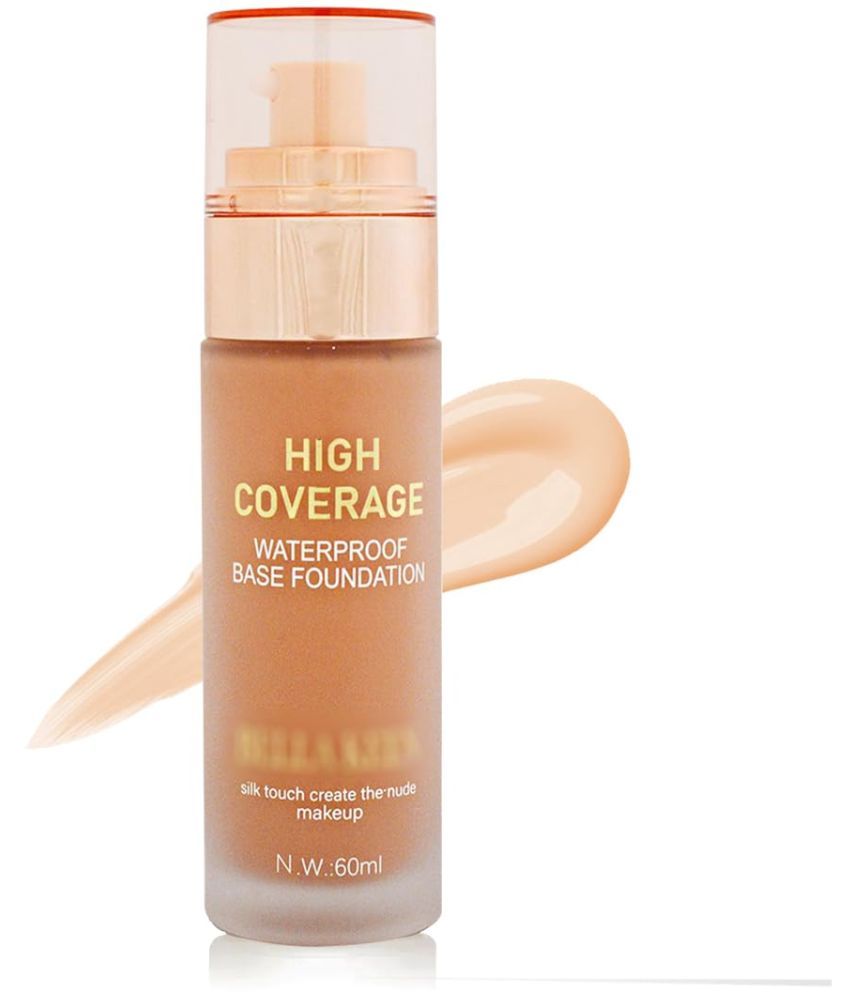     			Adbeni High Coverage Foundation 60ml, Flawless Coverage, Matte Finish, Shade-02-Classic Ivory