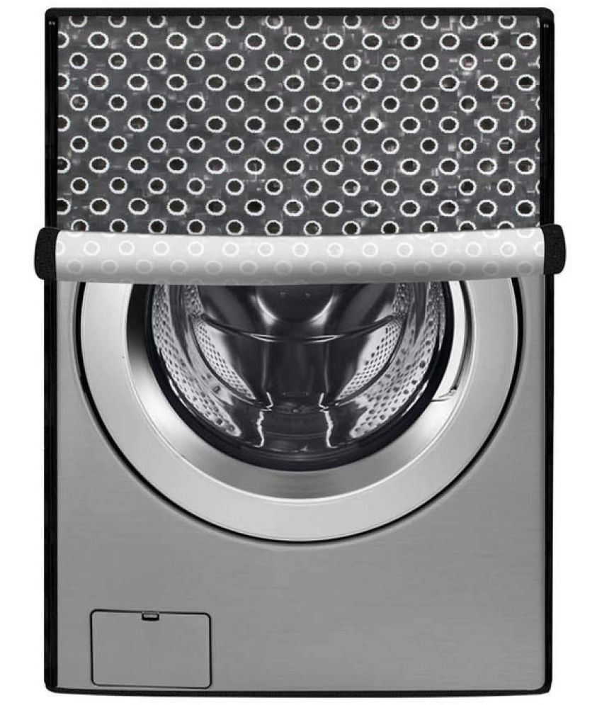     			CASA FURNISHING Front Load Washing Machine Cover Compatiable For 7 kg - Silver