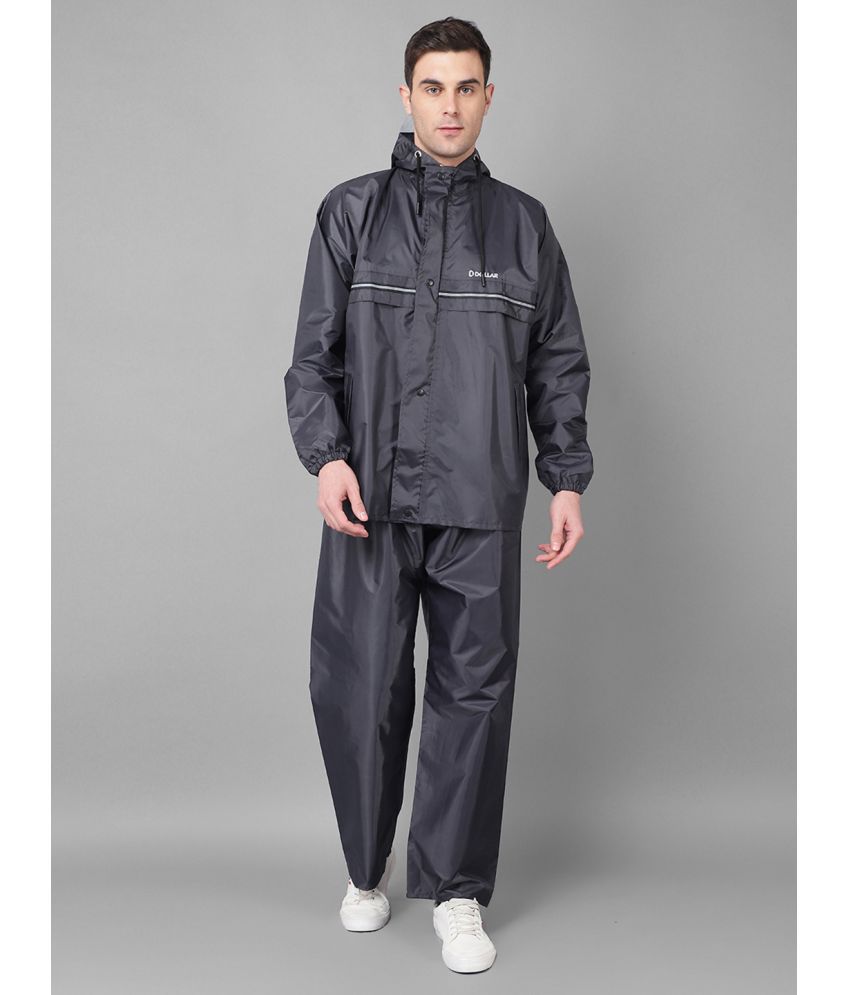     			Dollar Black Polyester Men's Rain Suit ( Pack of 1 )