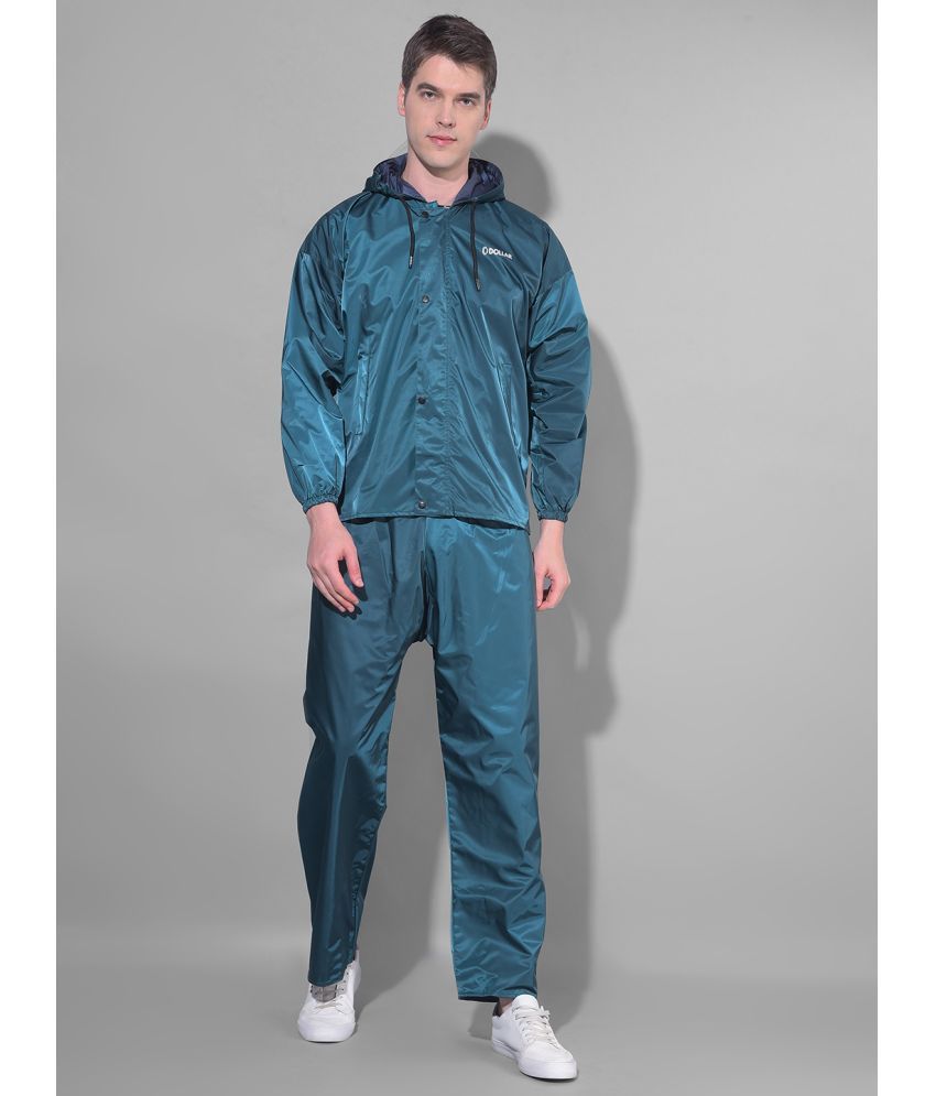     			Dollar Blue Polyester Men's Rain Suit ( Pack of 1 )