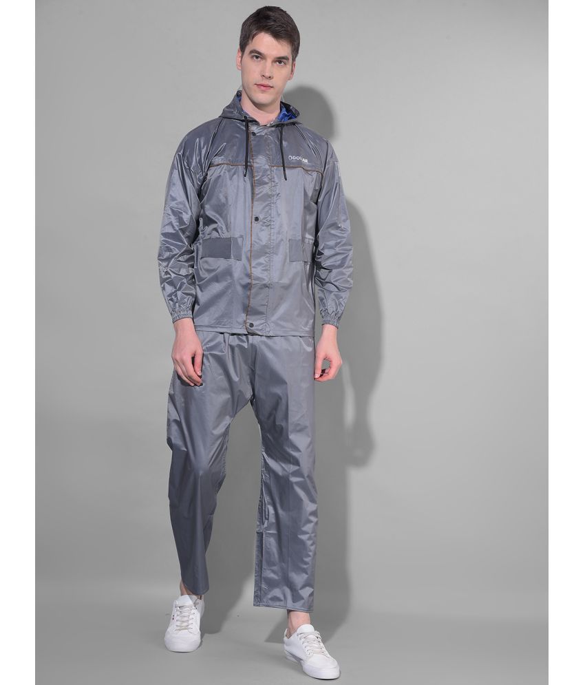     			Dollar Grey Polyester Men's Rain Suit ( Pack of 1 )