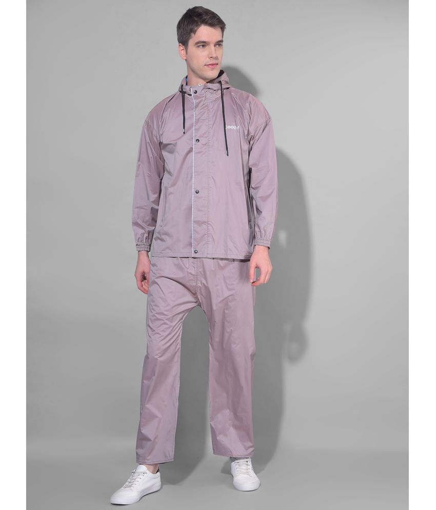     			Dollar Purple Polyester Men's Rain Suit ( Pack of 1 )