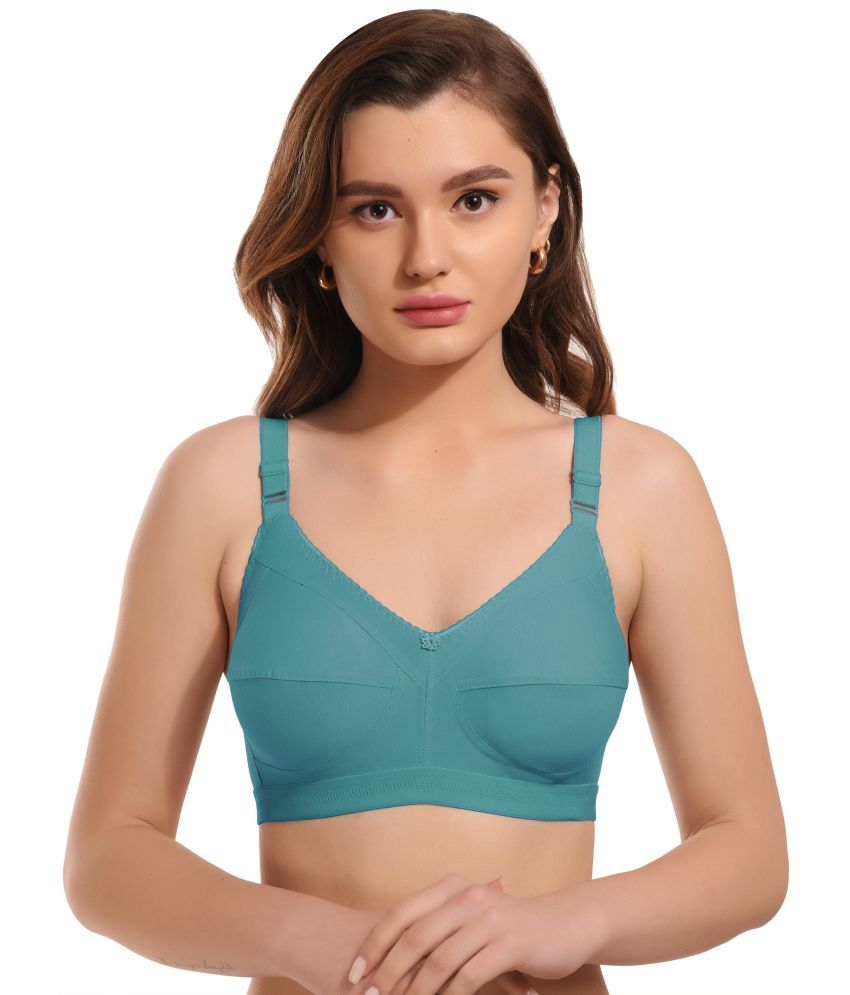     			Elina Cotton Non Padded Women's Minimizer Bra ( Teal ) RMD-DOVE-RAMA