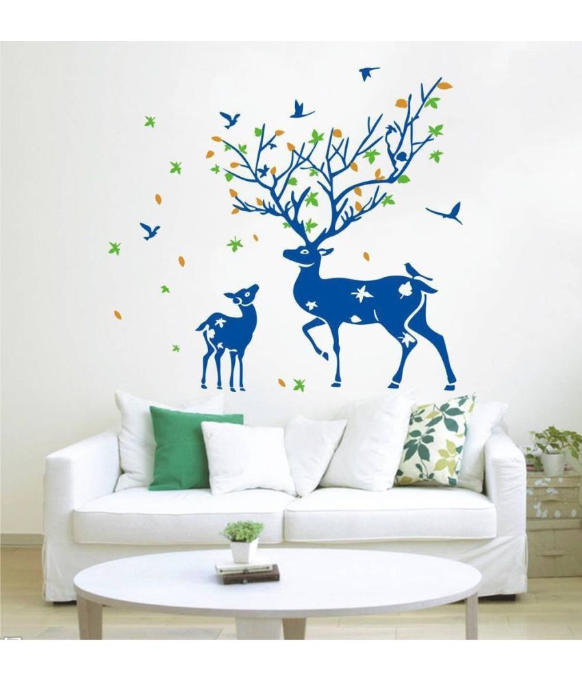     			INKEDIFY Wall Sticker Animals ( 80 x 90 cms )