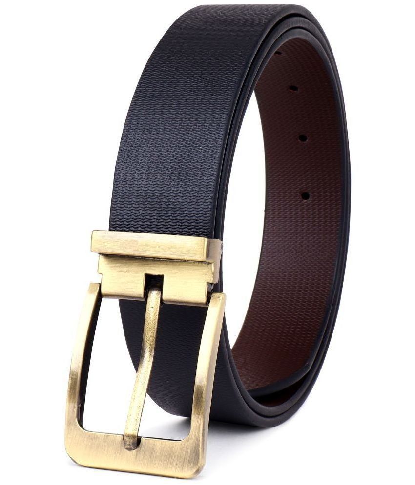     			Loopa - Black 100% Leather Men's Formal Belt ( Pack of 1 )