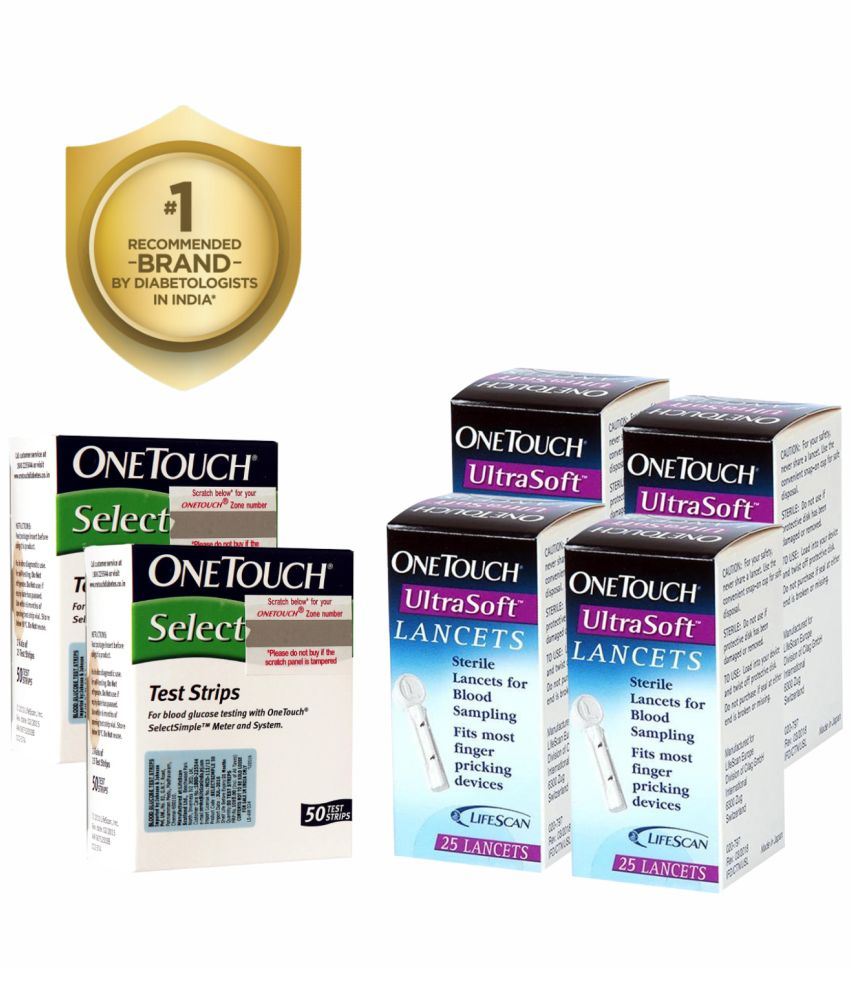     			OneTouch Select Test Strips | Pack of 100 Strips with 100 OneTouch UltraSoft Lancets