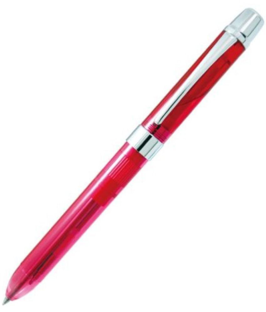     			Penac Ele-001 Shell Multifunction Pen Pack Red