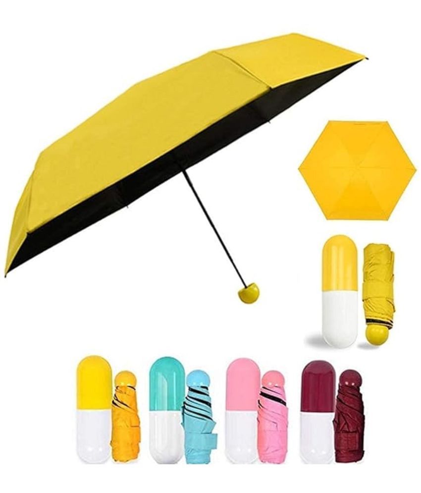     			YESKART Maroon 3 Fold Umbrella