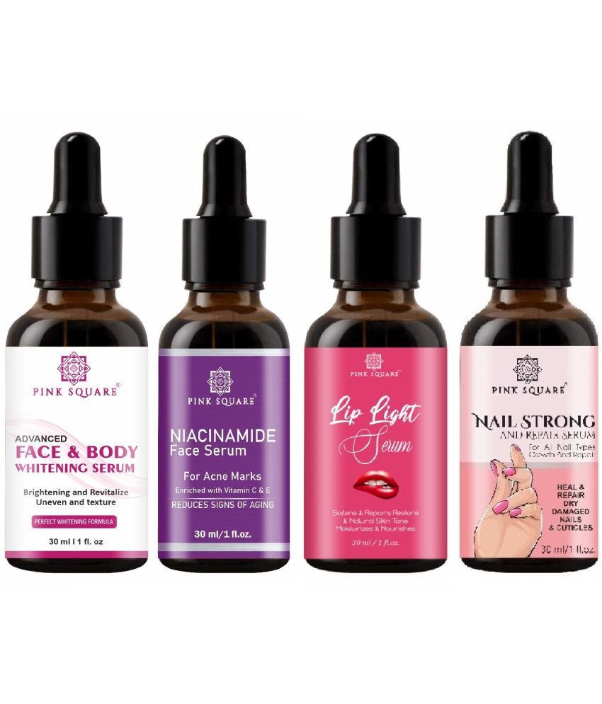     			pink square Face Serum Vitamin A Skin Toning For All Skin Type ( Pack of 4 )