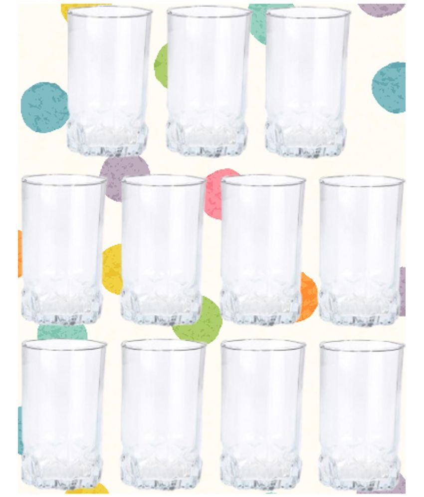     			AFAST Drinking Glass Glass Glasses Set 100 ml ( Pack of 11 )