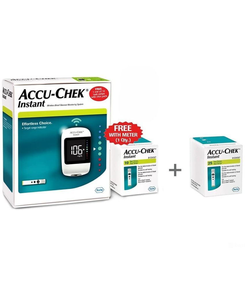     			Accu-Chek Instant Kit10Lancet+ 25Strips Glucometer