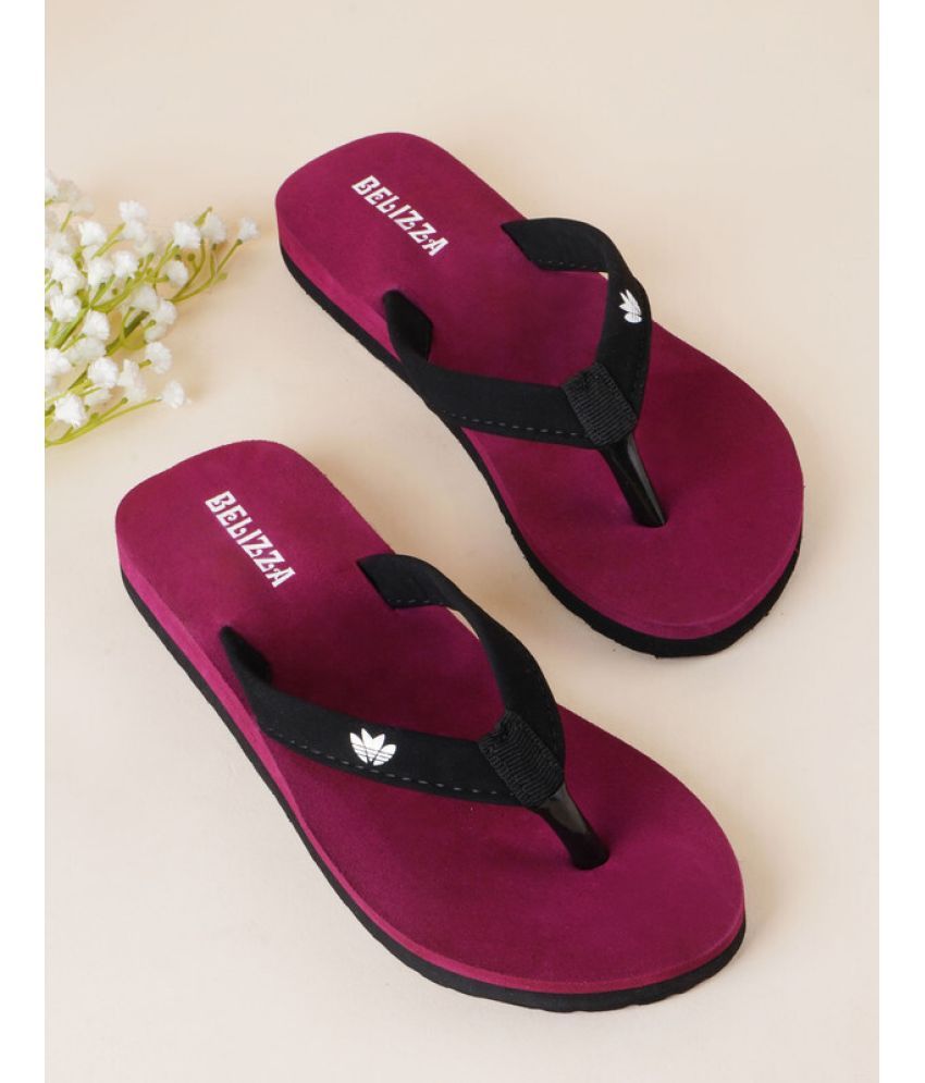     			BELIZZA Maroon Women's Slipper