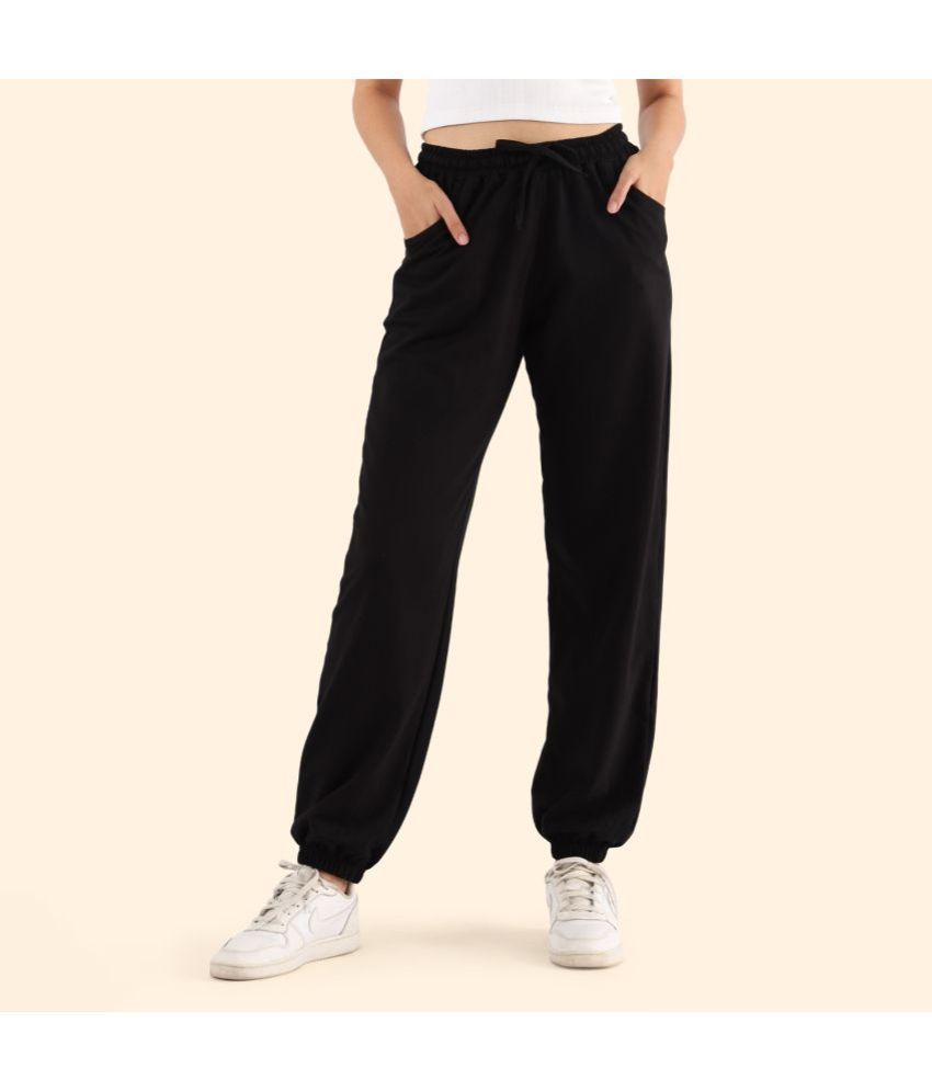     			Nite Flite Black Cotton Women's Nightwear Pyjama ( Pack of 1 )