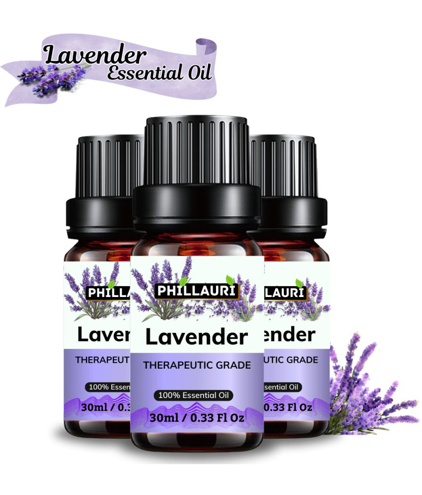     			Phillauri Lavender Others Essential Oil Green With Dropper 90 mL ( Pack of 3 )